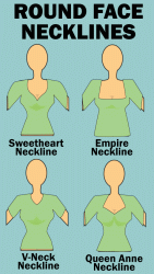 necklines for a round face shape