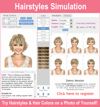 hairstyles simulation
