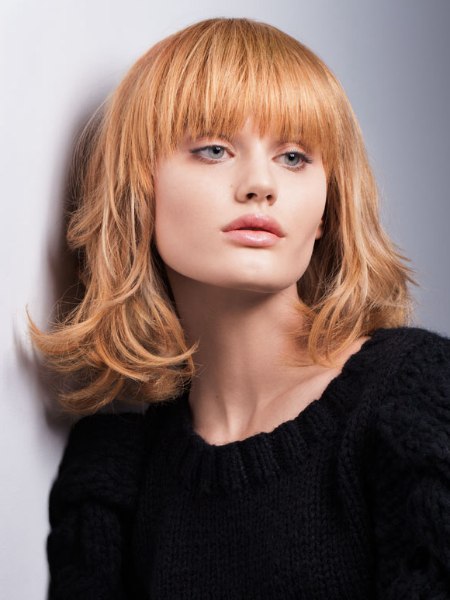 layered cuts for medium length hair. medium length layered haircuts