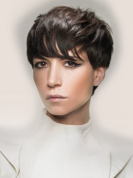 Easy to style cut for short hair