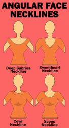 necklines for an angular face