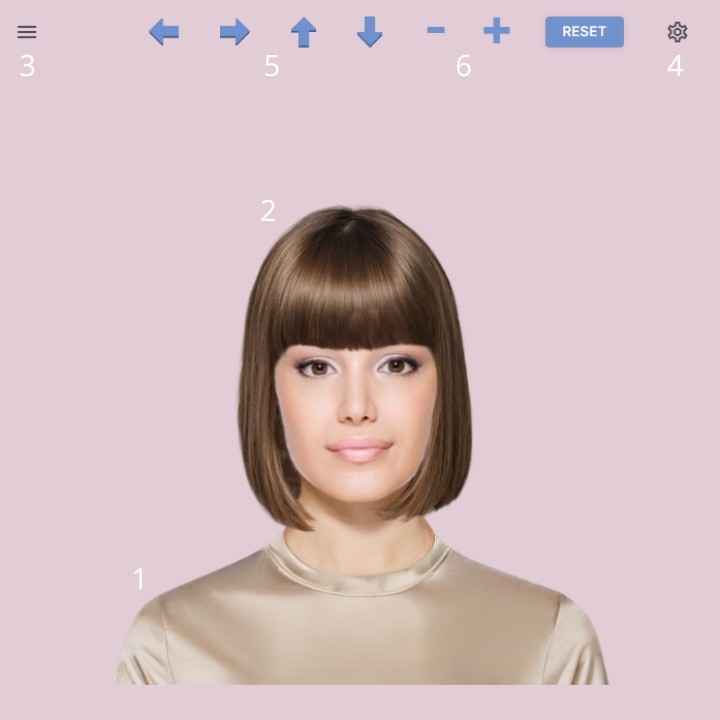 Hairstyles tryout app
