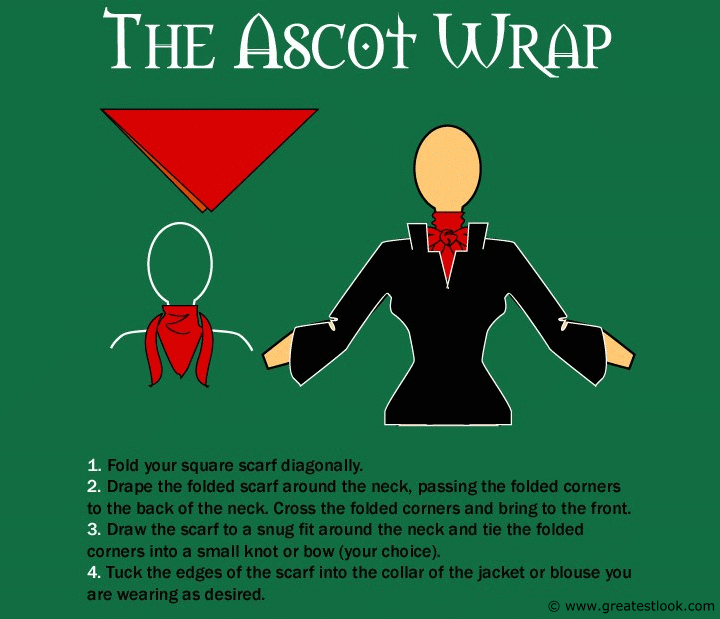 How to Tie an Ascot Scarf in 3 Different & Stylish Ways