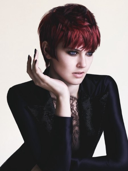 Pixie for red hair